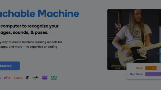 Machine learning without code in the Browser With Google Teachable Machine 2025